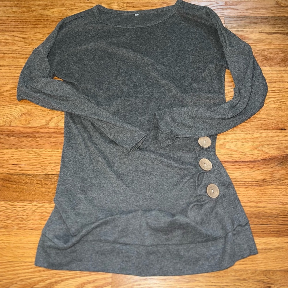 Amazon Grey Tunic Sweater